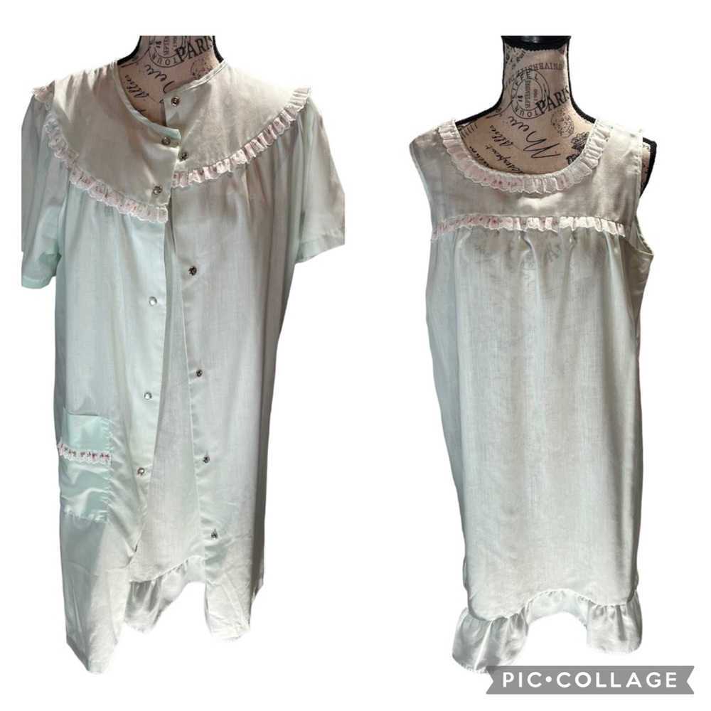 Vintage Katz Nightgown and Robe Set